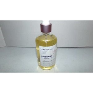 CLEAN BEAUTY ROSE WATER SOOTHING FACIAL MIST ALOE VERA SPRAY 8 FL. OZ. NEW!